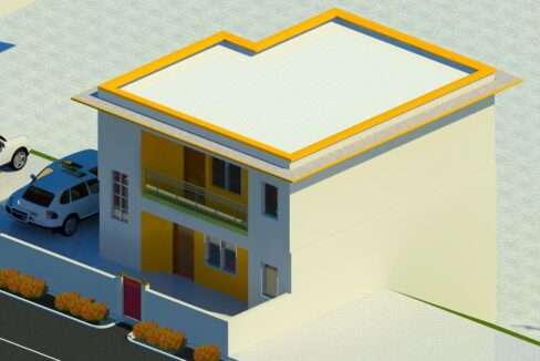 VUE DE DESSUS 1 AFRQUE CONCEPT -villa duplex à 6 pièces Afrique Concept