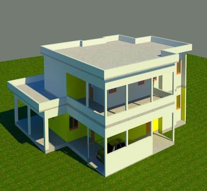 villa duplex type standing